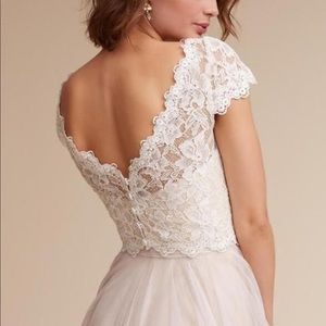 BHLDN Lace Topper